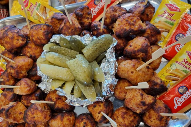 Verschiedene Fingerfood und Snack Variationen