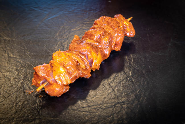 Grillwurst auf dem Rost