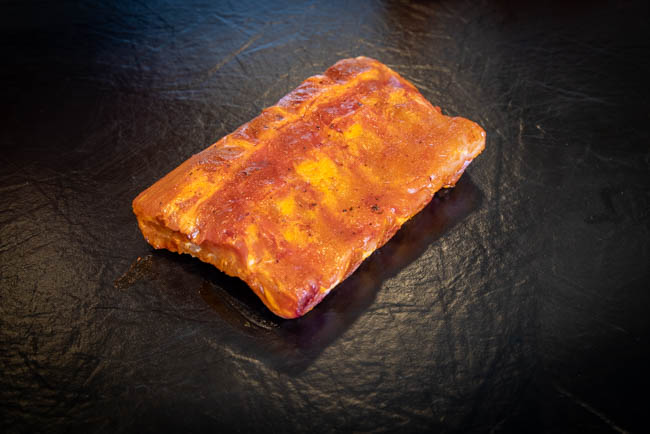 Gegrilltes Fleisch in der Auslage